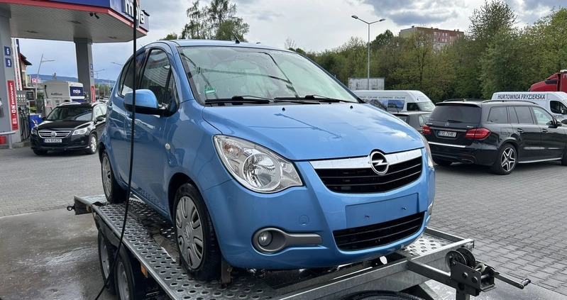 Opel Agila cena 14900 przebieg: 107000, rok produkcji 2009 z Tyczyn małe 121